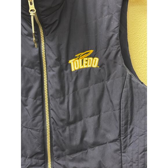 Under Armour University of Toledo Rockets Women's Quilted‎ Vest Medium Storm - Picture 3 of 7